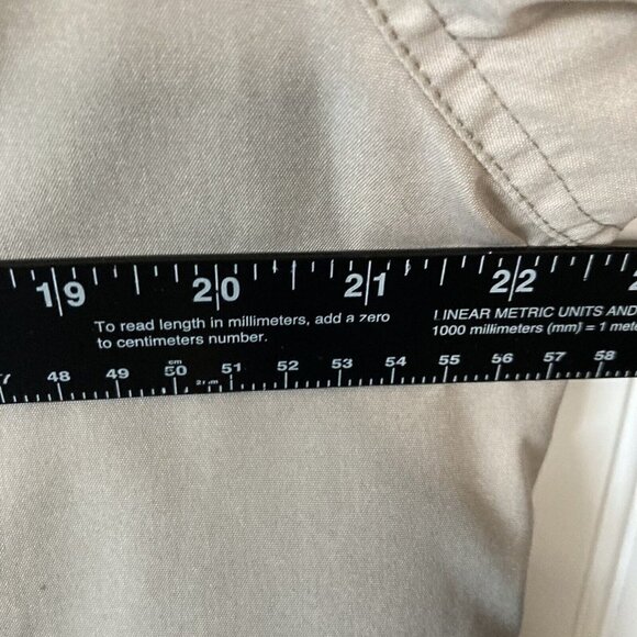 London Fog Womens 10 Reg Zip Snap Front Removable Liner Khaki Tan Car Coat - Picture 12 of 15